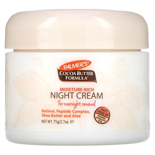 Palmer's, Cocoa Butter Formula, Moisture Rich Night Cream 2.7 oz 75 g