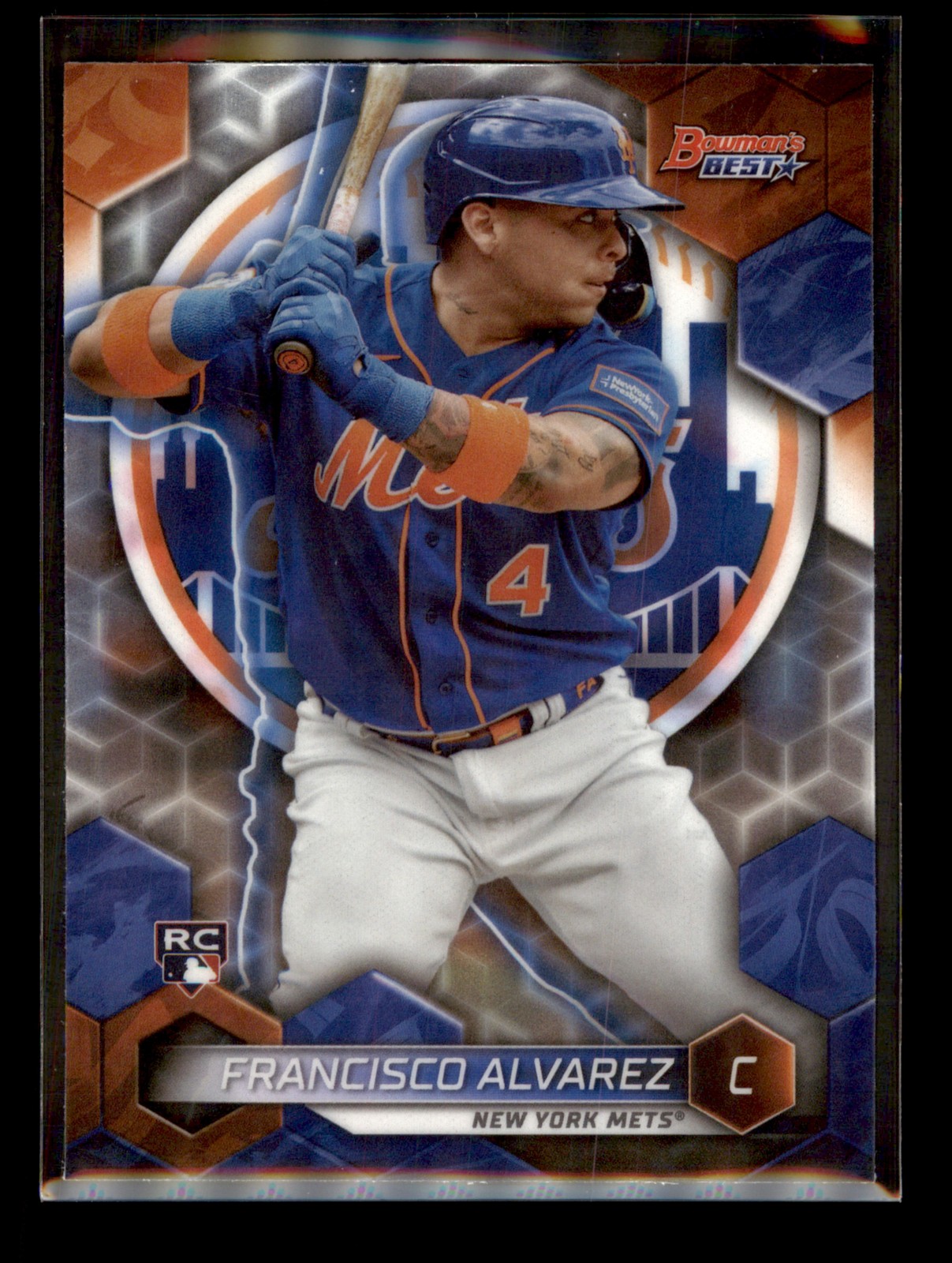 2023 Bowman's Best #47 Francisco Alvarez New York Mets
