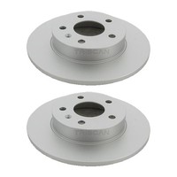 2 Bremsscheiben Voll Ø 264 Mm Triscan Bremsen-Expertise FüR U.A. Opel Astra