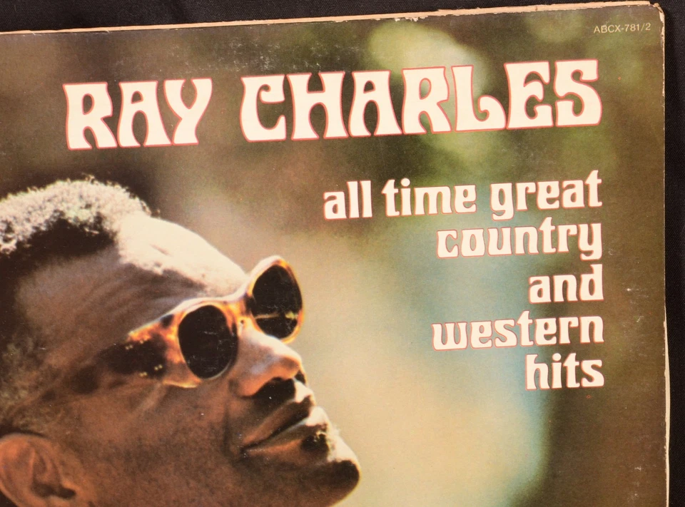 RAY CHARLES "ALL TIME GREAT COUNTRY & WESTERN HITS" (VINYL X2/1ST REL-1973) - Image 3 of 4