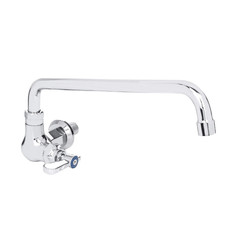 Durasteel Wall Mounted Commercial Kitchen Wok Range Faucet 14-Inch Swivel Spout