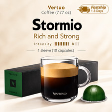 Nespresso Vertuo, Stormio, Dark Roast, 60 Capsules Coffee Pods - date 2027
