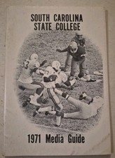1971 South Carolina State Bulldogs College Football Media Guide Donnie Shell