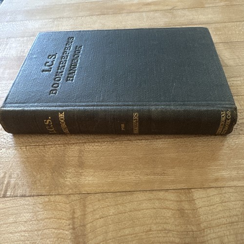 1921 The Bookkeeper's Handbook Internation Correspondence School HC Pocket-Sized - Picture 2 of 8