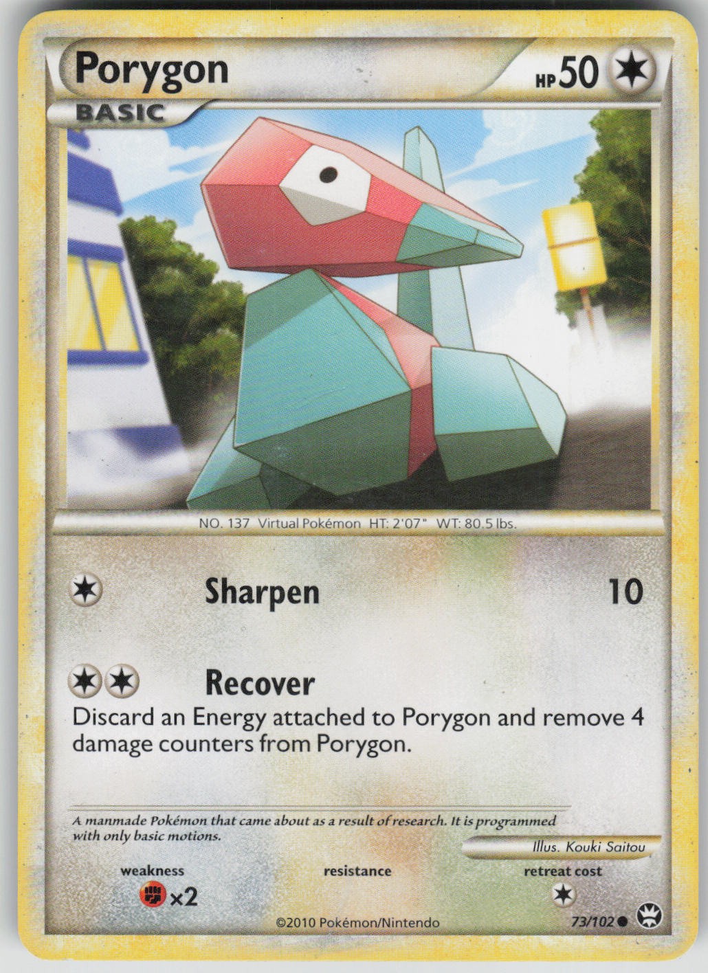 Pokemon TCG Porygon Common Triumphant 73/102