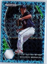 Michael Morales 2021 Panini Prizm Draft Picks Green Pulsar Prizm #PDP83