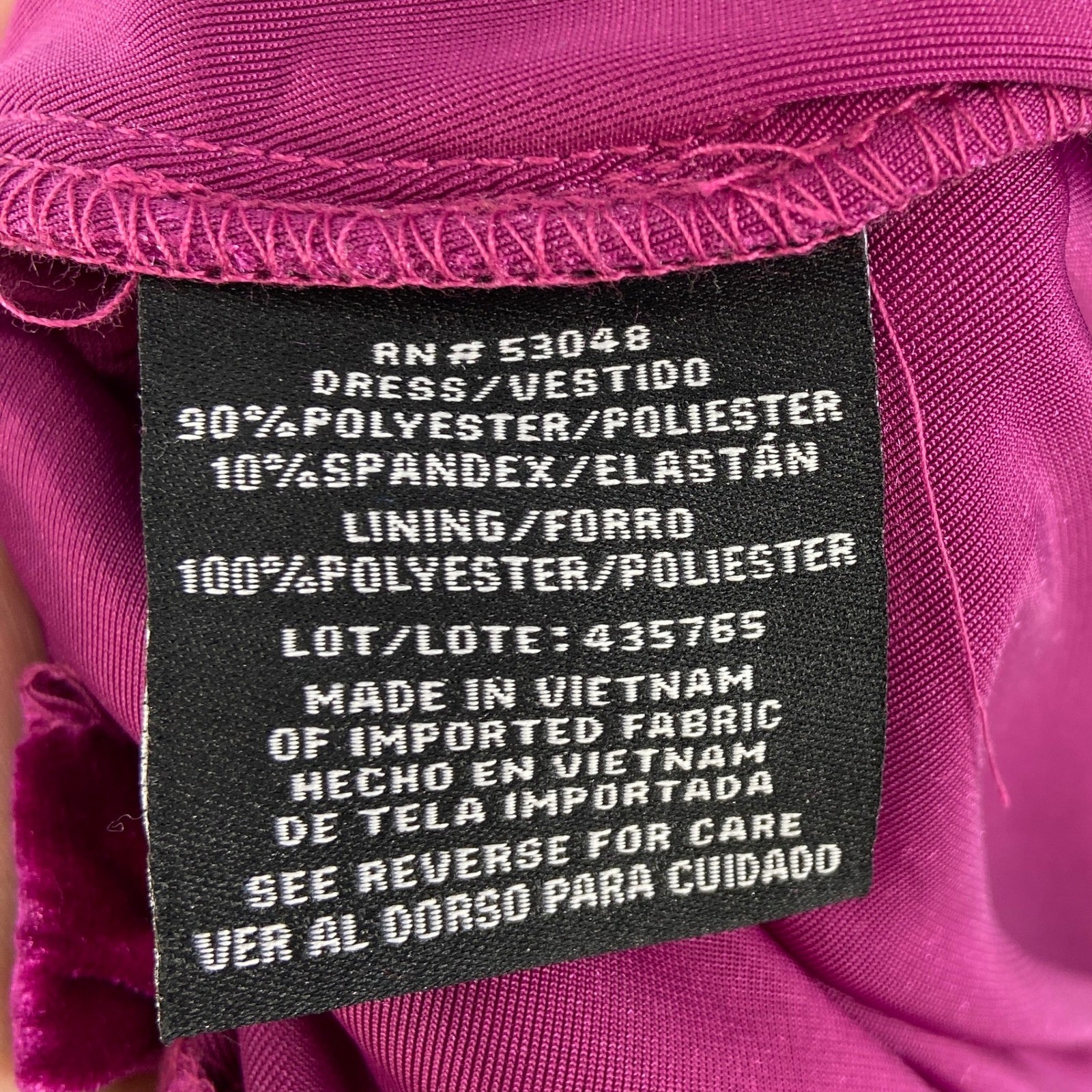 Nightway Magenta Stretch Velvet V Neck Faux Wrap Maxi Dress Womens 14W