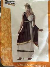 California Costume Roman Empress Costume Woman’s Large 10-12
