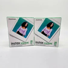 2x Boxes: Fujifilm Instax Square Instant Film (40 Total Exposures) [Exp 12/2026]