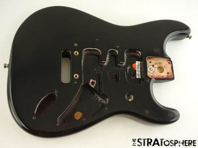 USED 2009 Fender American Stratocaster Strat BODY Guitar Parts Black