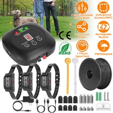 Underground Electric Outdoor Dog Fence Pet Containment System Rechargeable 1/2/3
