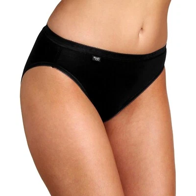 Sloggi Basic Tai Cotton Brief 4 Pack (3+1 Free) Black
