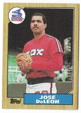 Jose DeLeon 2017 Topps Buybacks Bronze #421 Rediscover 1987 Baseball Insert MLB