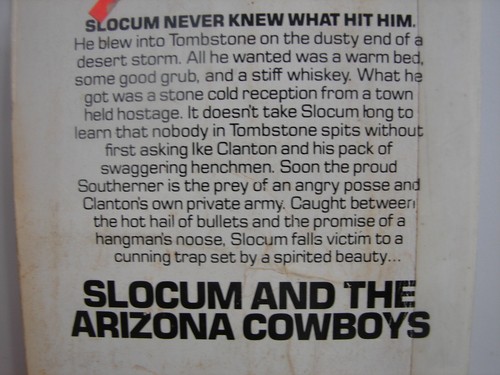 Slocum Ser.: Slocum and the Arizona Cowboys by Jake Logan (1987 G Cond. 5147 - Picture 2 of 2