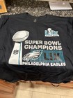 Philadelphia Eagles Super Bowl 59 T-Shirt Super Bowl Champions Tee Size Large L
