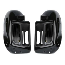 Black Lower Vented Fairing &Water-Cooled Fit For Harley Touring Road Glide 14-24