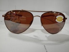 Costa Del Mar PIPER Copper Silver Mirror Polarized Polycarbonate Ladies NO BOX