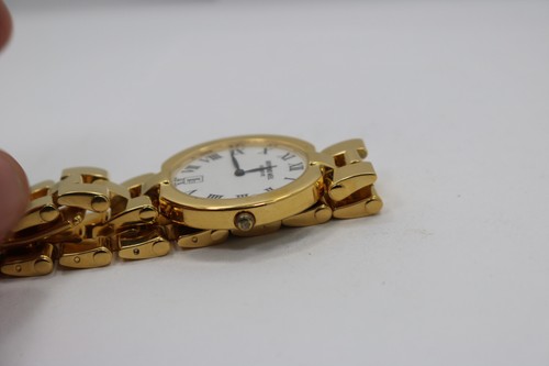 Mens Raymond Weil Geneve 18K Plate Swiss Sapphire Crystal Quartz Watch New Batt - Picture 5 of 6