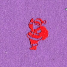 SANTA 4 Christmas die cuts scrapbook cards