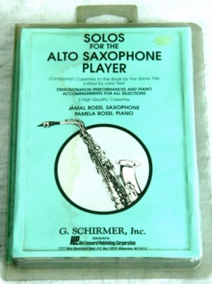 Solos for the Alto Saxophone Player by Jamal Rossi Accompaniment Tapes $4.00