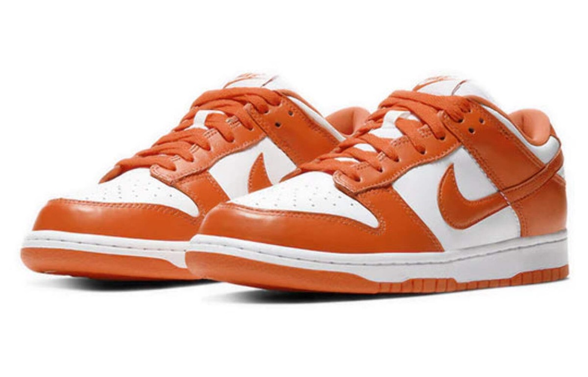 NIKE SB DUNK LOW SP SYRACUSE WHITE ORANGE BLAZE FLASH RAYGUN CU1726-101 10.5 Nike Dunk Low Orange Blaze  main image 2