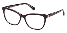 Kenneth Cole KC0352 005 CatEye Black/Purple Plastic Eyeglasses Frame 55-15-145
