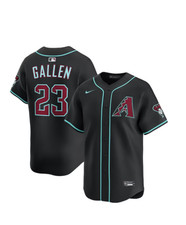 Zac Gallen Nike Arizona Diamondbacks Mens Black Alt Limited Baseball Jersey, NWT