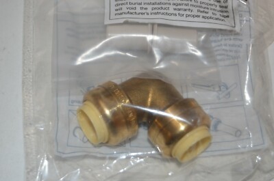 PREMIER  BRASS PUSH-FIT ELBOW, 1/2 IN., LEAD-FREE Premier 3562601