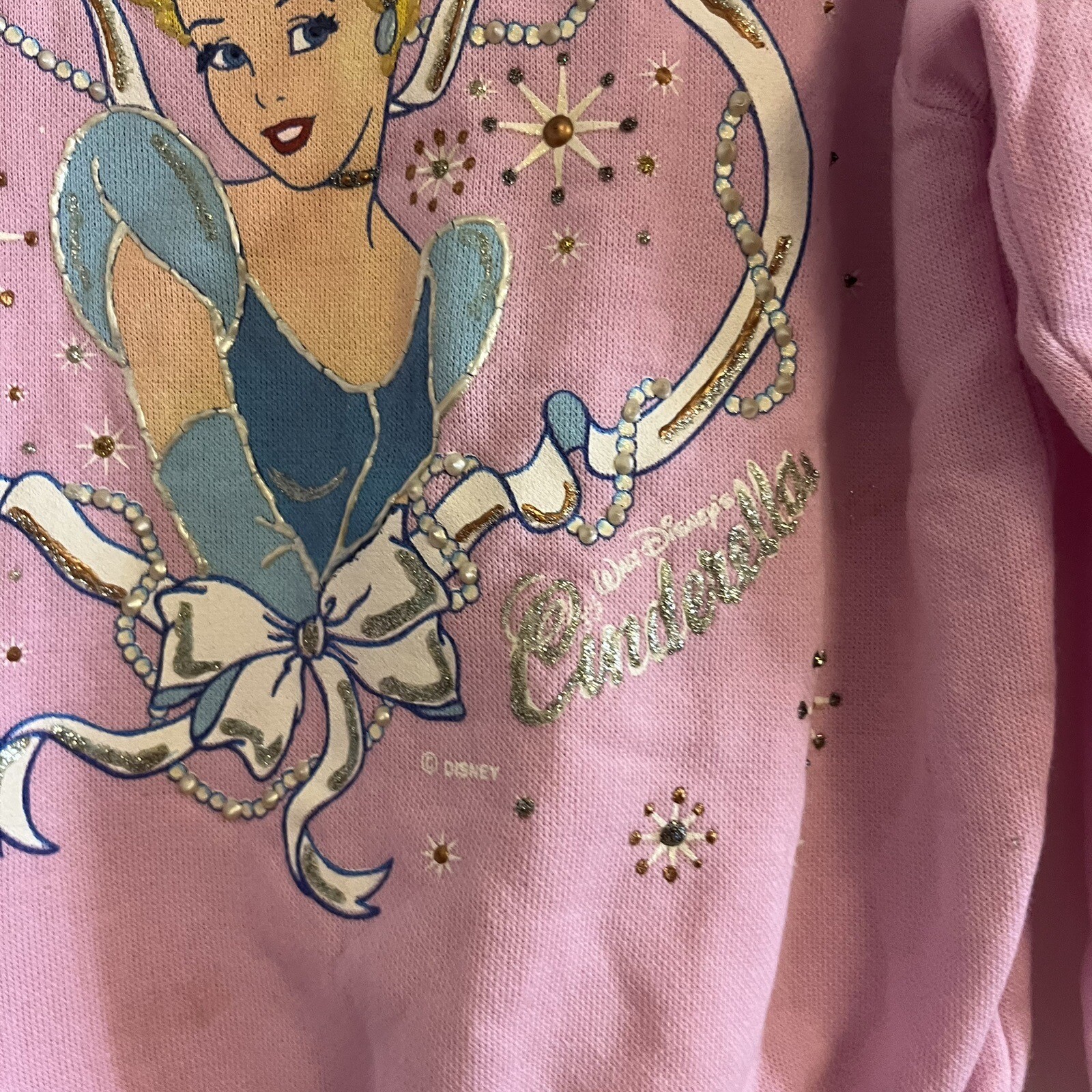 Vintage Disney Princess Sweatshirt Kids Cinderella 6x eBay