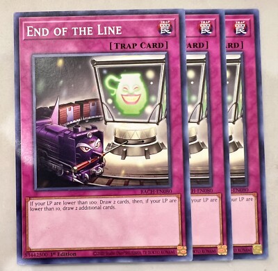 Yugioh x3 End of the Line BACH-EN080 Common 1st Edition *In Hand*
