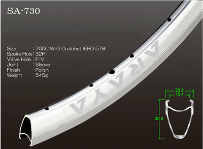araya rims 700c