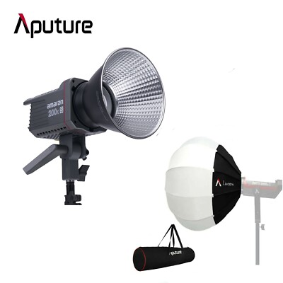 Aputure Amaran 200X S Bi-Color Led video Light Daylight + Lantern 65cm Softbox