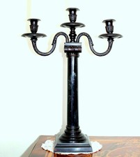 Kerzenständer / Kerzenleuchter / Kerzenhalter/ Kandelaber / Bronze und Marmor