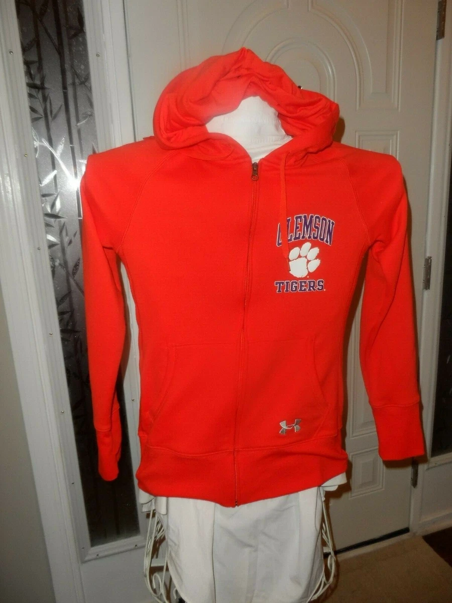 CLEMSON TIGERS UNDER ARMOUR Hooded Sweatshirt, Medium LOOSE | eBay