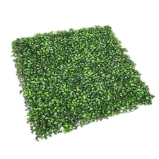 20"x20" Artificial Faux Leaf Greenery Boxwood Fence Screen Wall Decor Panel