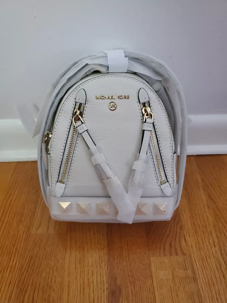 Mcm mini backpack shop white