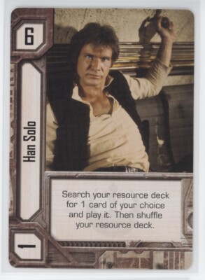 HAN SOLO 2014 Star Wars Empire Vs. Rebellion Card Game Unplayed CCG