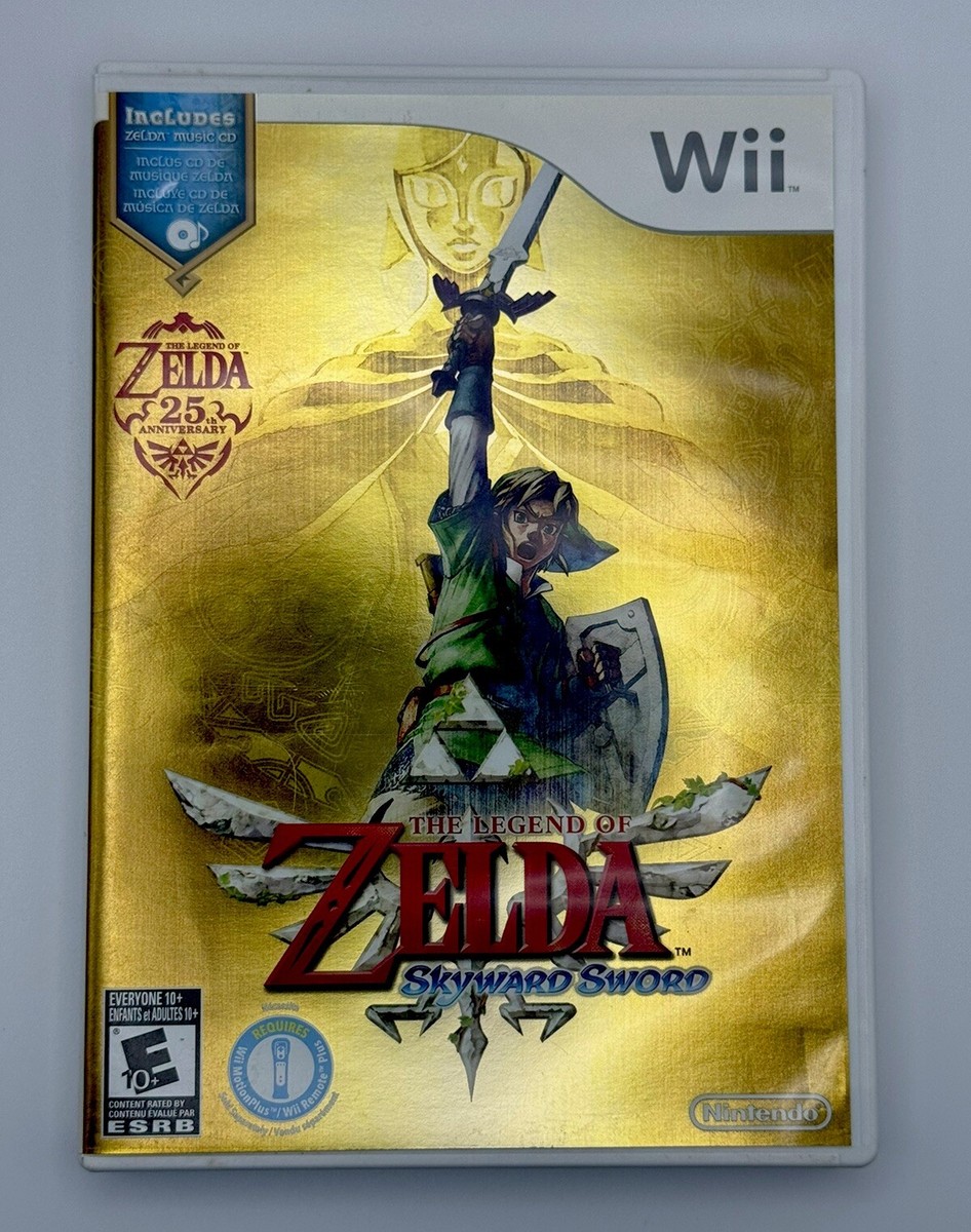 Wiiカセット Legend of Zelda Skyward Sword Nintendo Wii Complete 25th