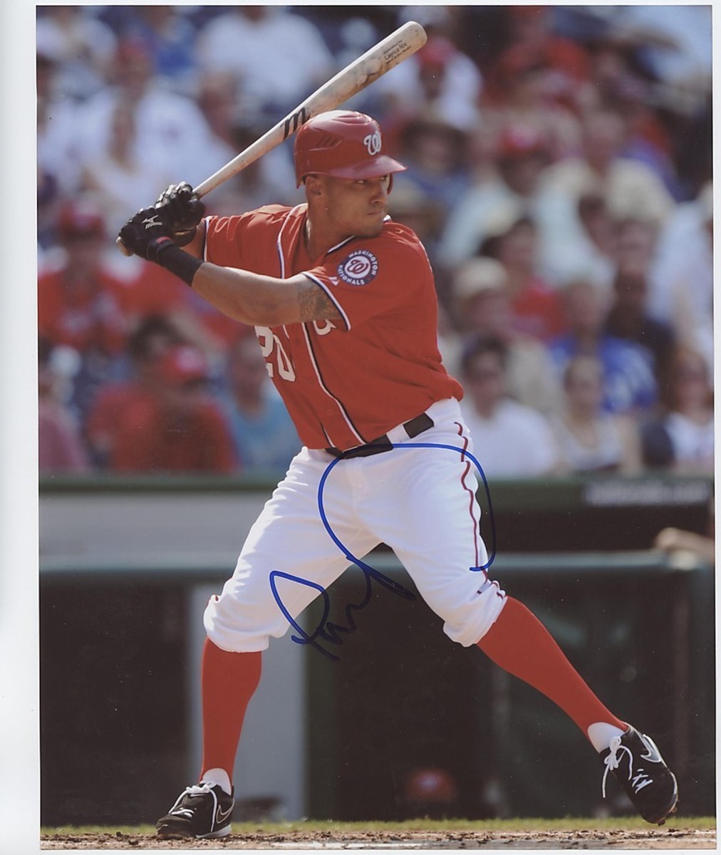 ian サイン IAN DESMOND WASHINGTON NATIONALS SIGNED 8