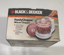 Black & Decker Handy Chopper Mincer HC2000 Compact Spacesaving Design