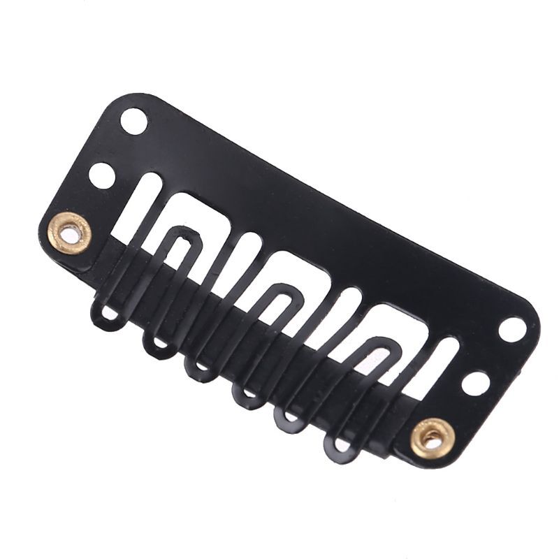 10 PCS 32mm U Snap Metal Hair Clips For Hair Extensions Weft Clipon eBay