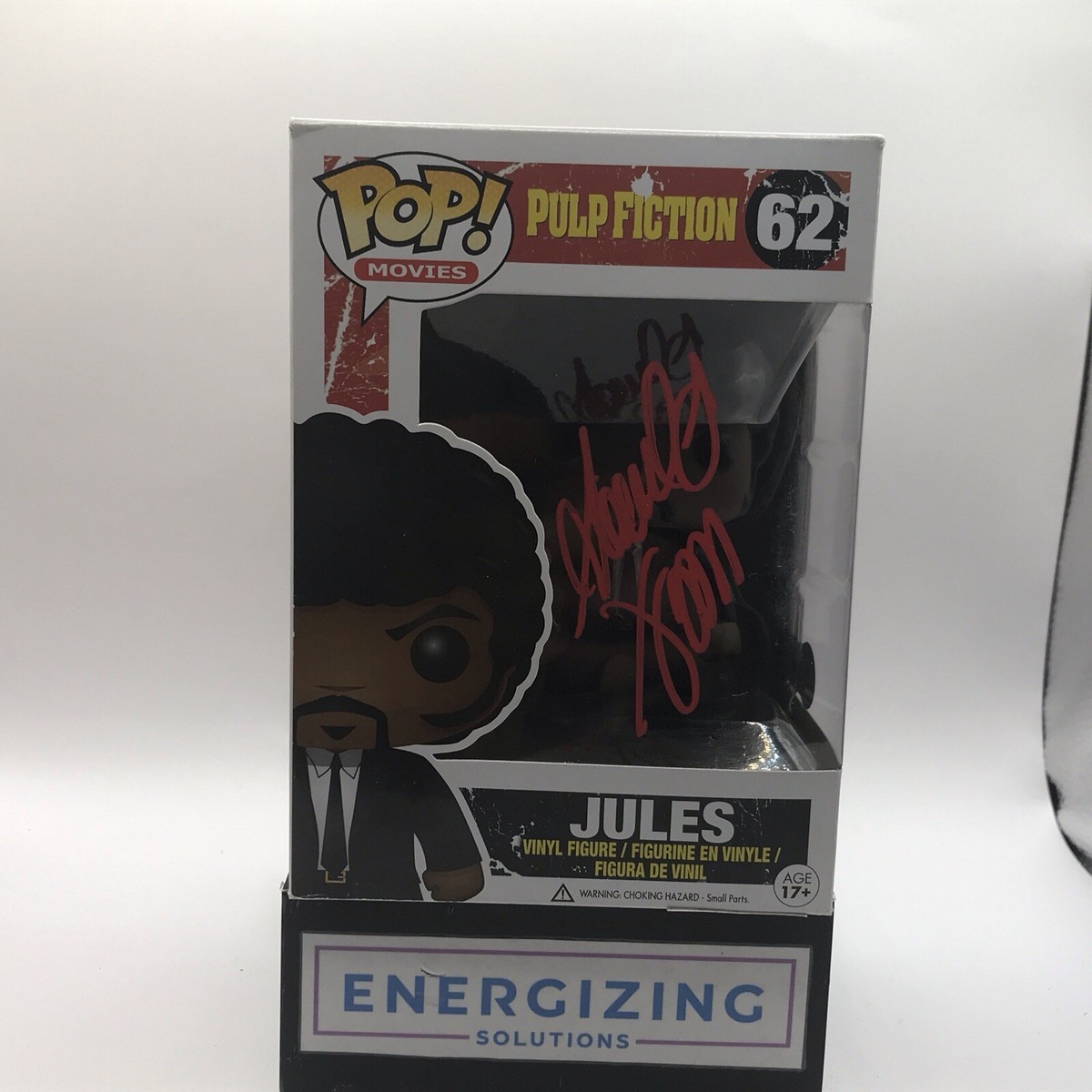 Funko Pop! Pulp Fiction Jules Signed Samuel L. Jackson #62