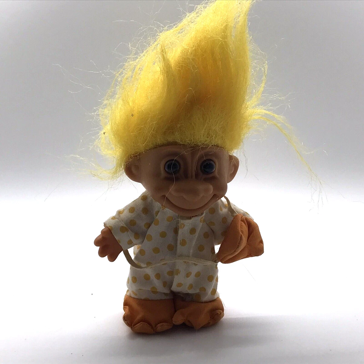 Brown top troll wig