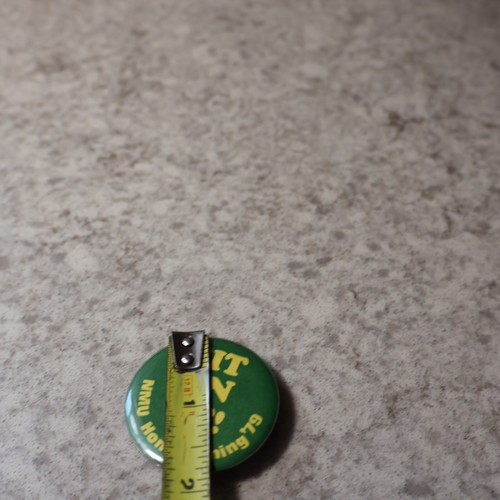 1979 Northern Michigan University Football Pin Back Button - Picture 3 of 3