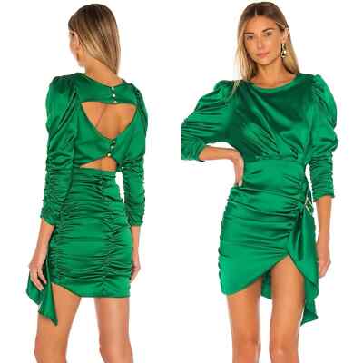 For Love & Lemons Isabeli Long Sleeve Mini Dress in Vert Emerald Green | eBay For Love & Lemons Isabeli Long Sleeve Mini Dress in Vert Emerald Green | eBay