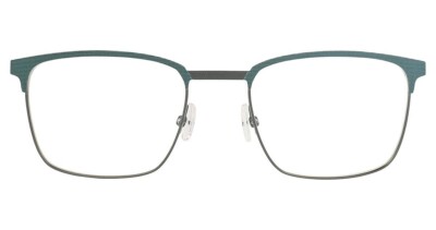 Morel France 10182O BG13 Turquoise Square Titanium Eyeglasses Frame 55-21-150