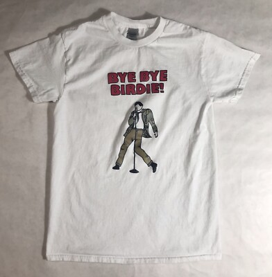 Bye Bye Birdie White T-Shirt Men s Size Small Broadway Musical