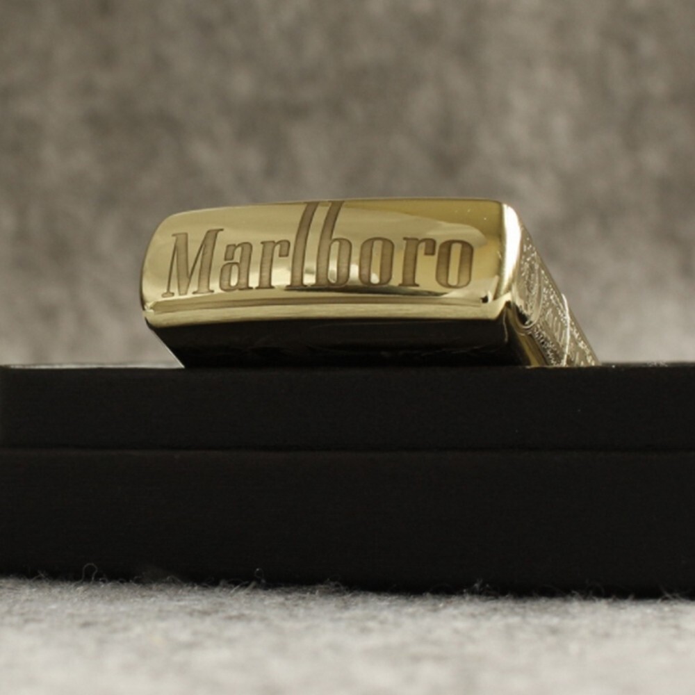 Zippo lighter 168 Armor Custom Full Side Engraving/ Marlboro Garden New in Box