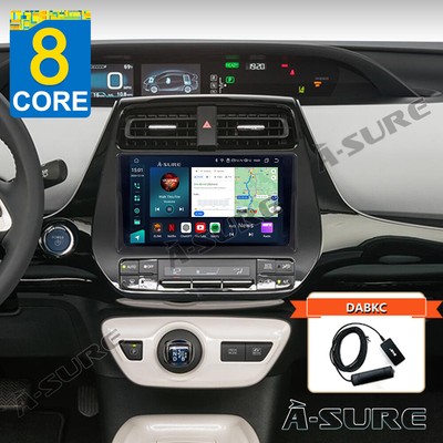 DAB+ 9'' 4G+64G Android14 Autoradio CarPlay 4G GPS Für Toyota Prius MK4 2016-2022