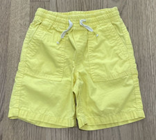 Toddler Boys Yellow GAP Elastic Waist Drawstring Shorts w/ Pockets - Size 5